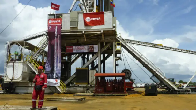 Un pozo petrolero en Venezuela.