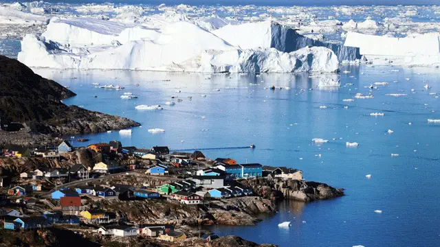 Quang cảnh làng Ilulissat (Ảnh: Joe Raedle/Getty)