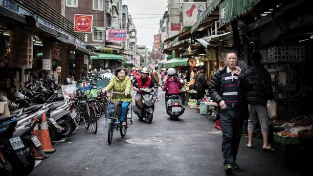 Một con phố ở Đài Bắc. (Ảnh: Philippe Lopez/AFP/Getty)