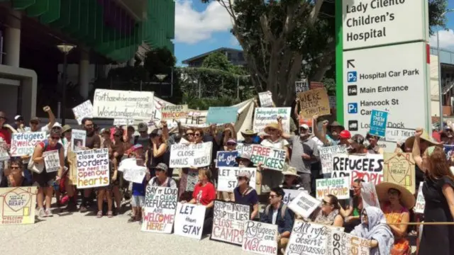 Asylum defenders in Australia