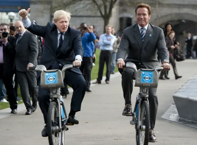 Джонсон и Шварценеггер