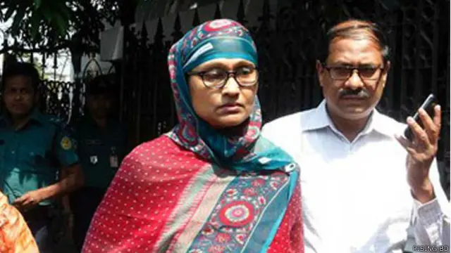 हसीना अहमद, सलाउद्दीन की पत्नी