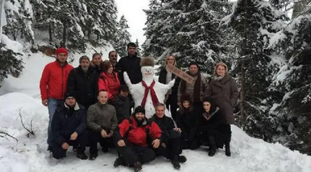 Cerattepe nöbetindeki bir grup (Fotoğraf: 140 Journos)