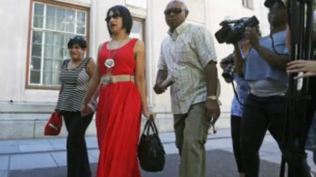 Celeste Nurse, la mère biologique du bébé volé il y a 18 ans.