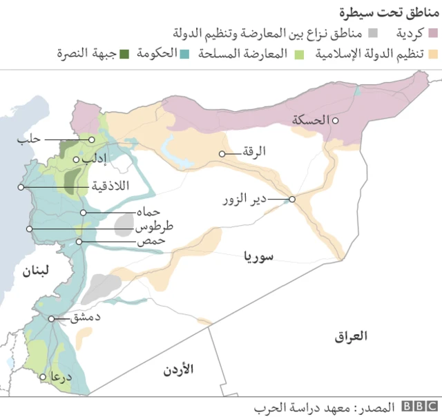 سوريا - خارطة