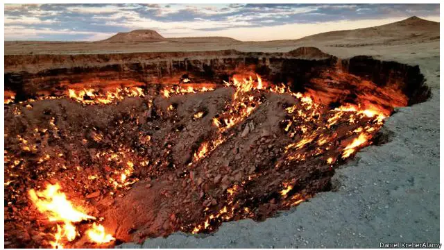 ladang gas di Turkmenistan