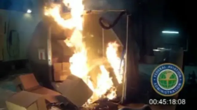 Las prueban han demostrado que las baterías pueden incendiarse durante un vuelo.