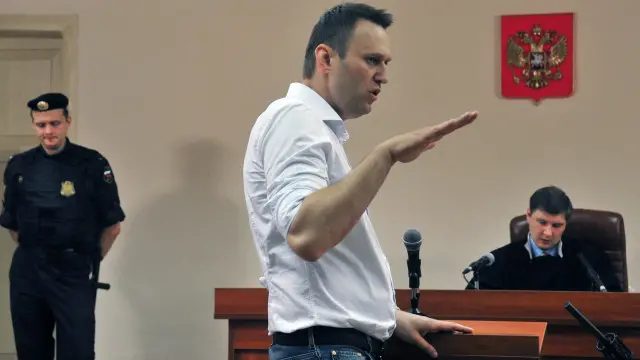 Алексей Навальный в суде