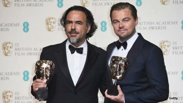 Alejandro González Iñárritu y Leonardo Di Caprio