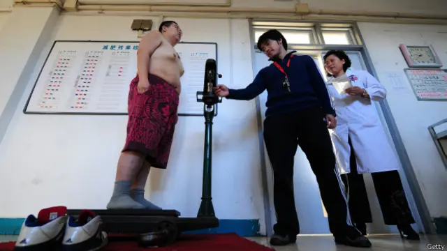 越来越多的中国人体重超标