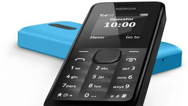 El Nokia 105 es un teléfono muy económico diseñado para durar.