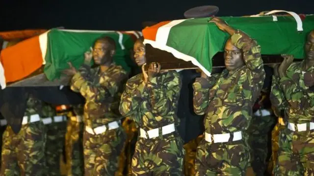 الشباب ډلې ويلي وو، چې په دغه بريد کې يې نژدې ۱۰۰ پوځيان وژلي