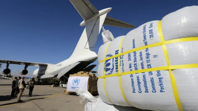 Bantuan kemanusiaan ke Suriah melalui udara dinilai sebagai pilihan satu-satunya.