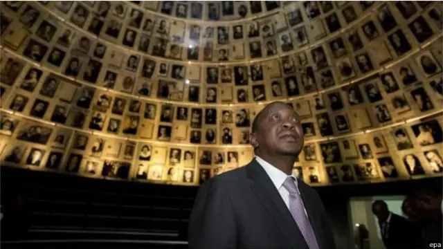 زار الرئيس الكيني النصب التذكاري الخاص بضحايا المحرقة النازية من اليهود