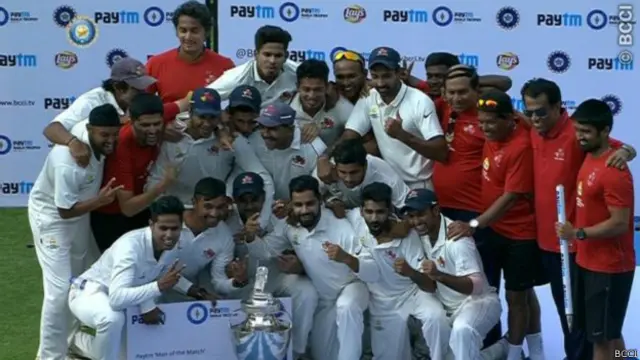 मुंबई ने जीती रणजी ट्रॉफ़ी