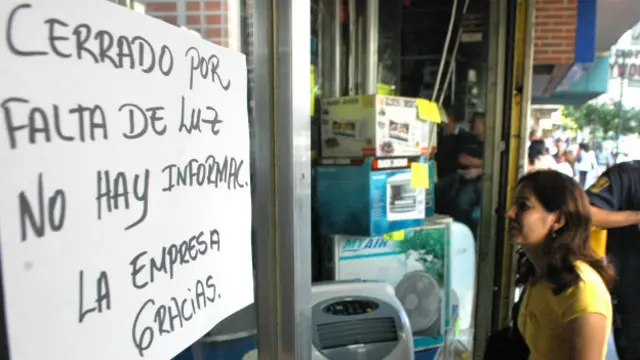 No hay luz en Venezuela
