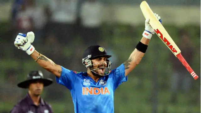 مارچ 2014 میں بنگلہ دیش میں کھیلے گئے ورلڈ ٹی 20 مقابلوں میں بھارتی ٹیم نے پاکستان کے خلاف 130 رنز کا آسان ہدف صرف 3 وکٹوں کے نقصان پر حاصل کیا تھا