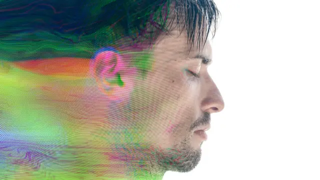 Una interpretación de un hombre soñando