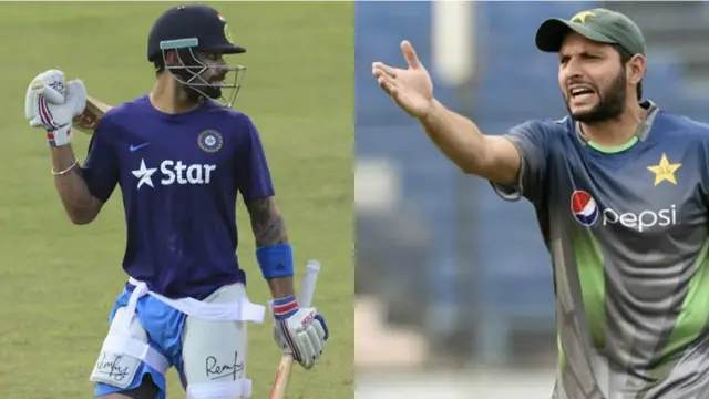 कोहली और अफ़रीदी