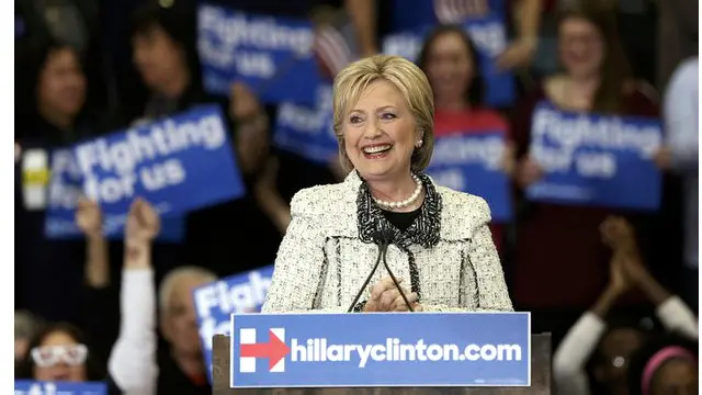 Bà Clinton đã giành được ba chiến thắng sau bốn cuộc bầu cử sơ bộ của Đảng dân chủ