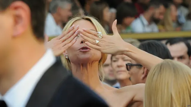 Модель Гайді Клум також прийшла на церемонію нагородження.