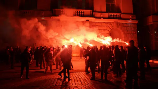 Акция Гражданского корпуса "Азова" в поддержку Станислава Краснова