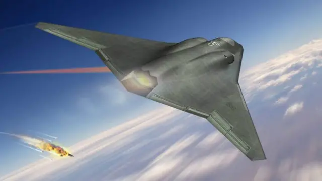Thiết kế máy bay của Northrop Grumman có nhiều điểm giống với chiếc Horten Ho 229 . Ảnh: Northrop Grumman