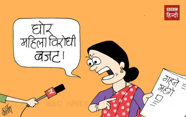 बजट कार्टून