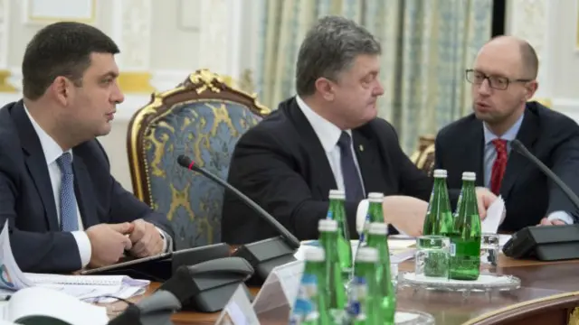 Порошенко Яценюк Гройсман