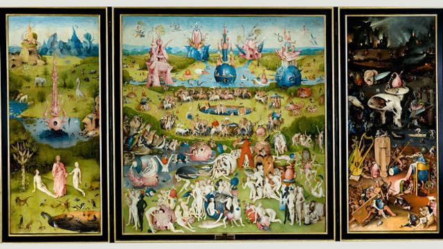 Триптих "Сад земных наслаждений" - пожалуй, самая амбициозная работа Босха, на одном из крыльев которой изображено неистовство монстров, кишащих в аду