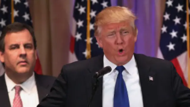 Chris Christie y Donald Trump