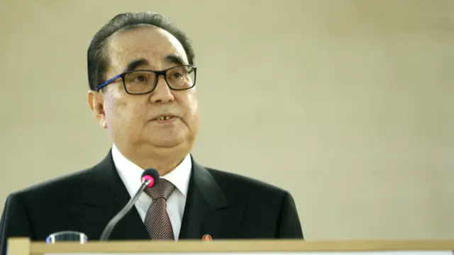 资料图片：朝鲜外相李洙墉