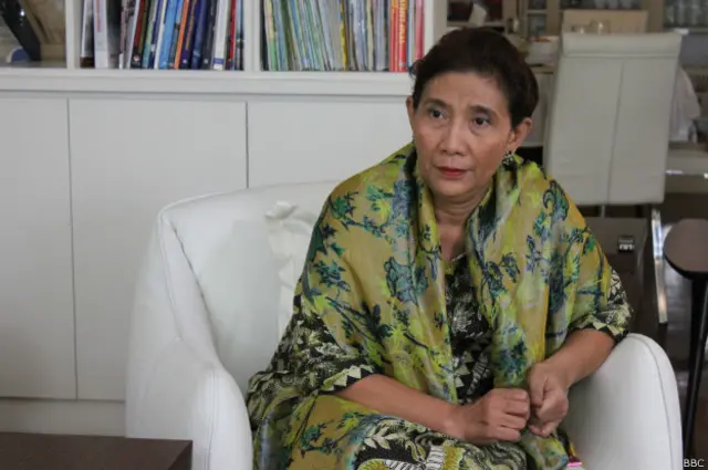 Menteri Kelautan dan Perikanan Susi Pudjiastuti