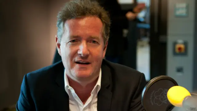 皮尔斯·摩根2015年参加BBC的节目