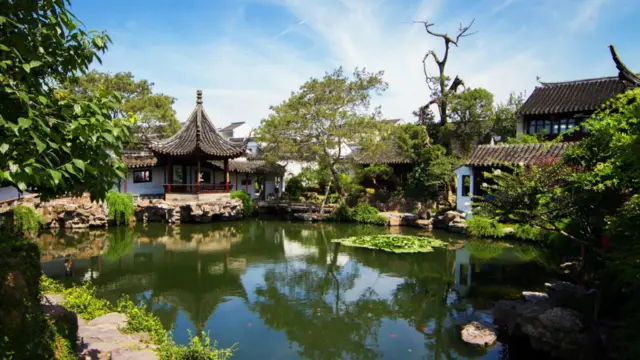 Võng Sư Viên tĩnh lặng là nơi có sức hấp dẫn to lớn đối với du khách. Đây là một trong số 60 lâm viên còn lại của Tô Châu, một trong những đô thị cổ nhất và thịnh vượng nhất ở đồng bằng sông Dương Tử. Tô Châu được Vua Hạp Lư của Nhà Ngô lập ra vào năm 514 trước Công nguyên và lâm viên đầu tiên được xây dựng vào khoảng thời gian này. Vào thời hưng thịnh nhất (khoảng từ năm 1500 cho đến 1700), Tô Châu đã có hơn 800 khu vườn yên ả như vậy do các sỹ phu xây dựng để tái tạo thiên nhiên ở quy mô nhỏ. Hiện có chín trong các lâm viên còn lại của Tô Châu được Unesco công nhận là Di sản Văn hóa Thế giới.