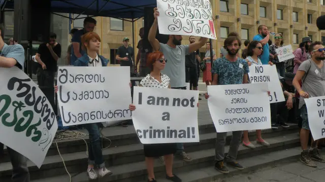 протесты в Тбилиси