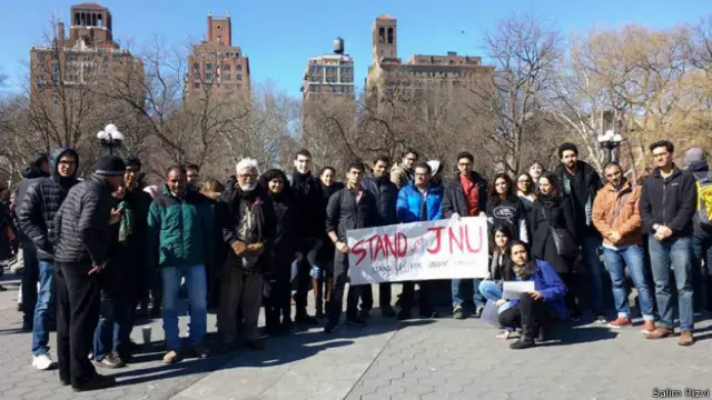 न्यूयॉर्क में विरोध प्रदर्शन