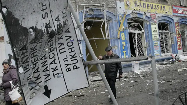 Руйнування на Донбасі 