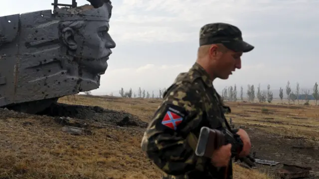 Сепаратист в Донбассе