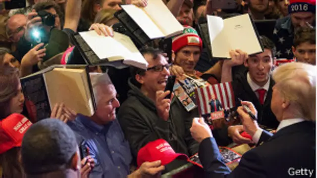 Todas las presentaciones y debates de Donald Trump atraen amplio público.