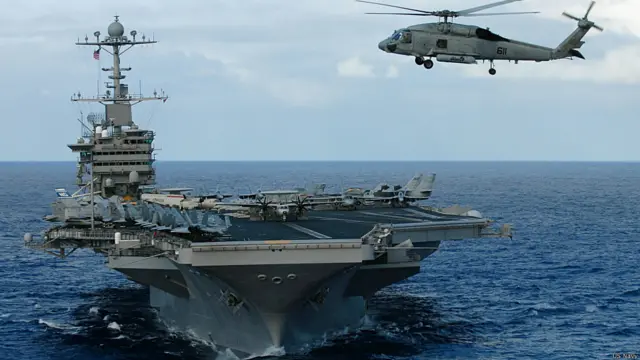 美军航空母舰“斯坦尼斯号”（USS John C.Stennis）（资料照片）