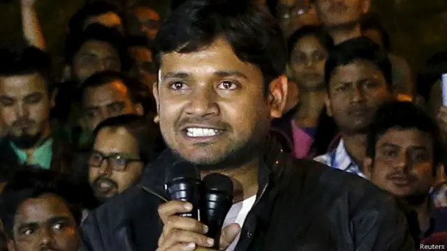 जेएनयू छात्र संघ अध्यक्ष कन्हैया कुमार