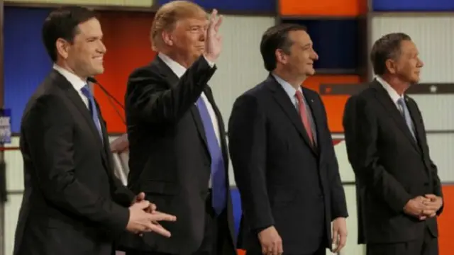 تقتصر المنافسة على الترشح للرئاسة عن الحزب الجمهوري على أربعة مرشحين مقابل 17 مرشح خاضوا السابق في البداية