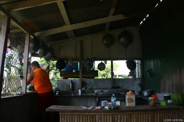 Isla Calero se puede ver desde el comedor de La Flaca.