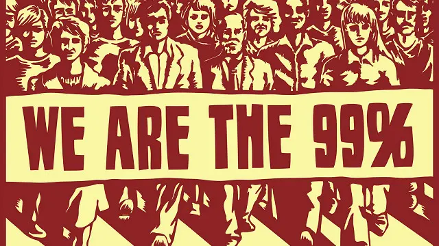 "Somos el 99%".