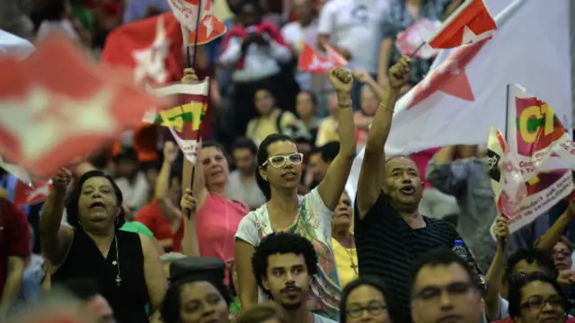 Simpatizantes del Partido de los Trabajadores