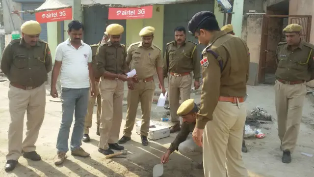 پولیس کو جائے حادثہ پر کیروسین اور ریت ملی ہے