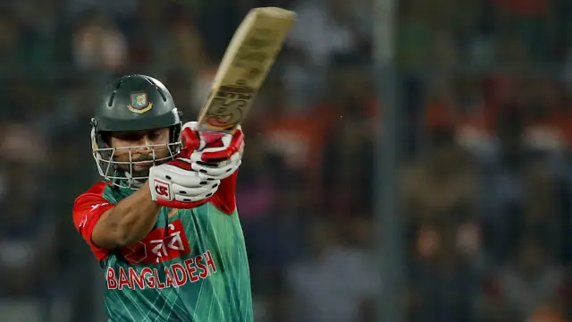 تمیم اقبال نے 26 گیندوں پر چار چھکوں اور تین چوکوں کی مدد سے 47 رنز بنائے