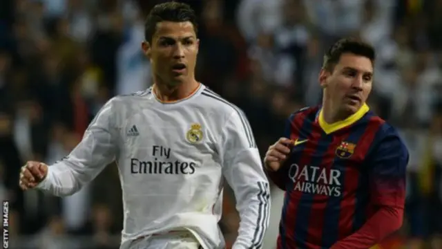 ''එක් අයෙක් මෙසී ලෝලියෙක්. අනෙකා රනොල්ඩෝ ලෝලියෙක්.''