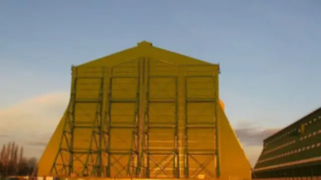 Los hangares de Cardington fueron construidos para los aviones británicos de inicios del siglo XX.
